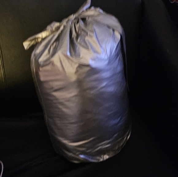 Sold out Silver Norma Kamali Sleeping Bag coat S/M - Picture 4 of 4